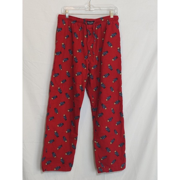 Polo Ralph Lauren Other - Polo Ralph Lauren Polo Bear PJ Pajama Pants Bear wearing American Flag logo sz L